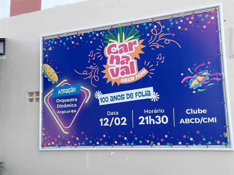 Backdrop para eventos com marca impressa