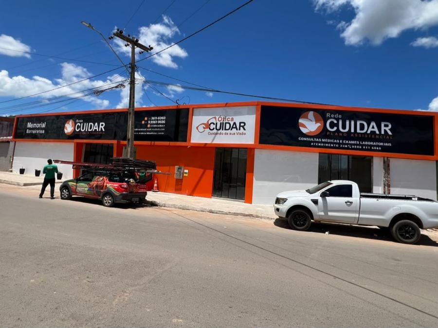 Fachada em ACM instalada pela Carloman