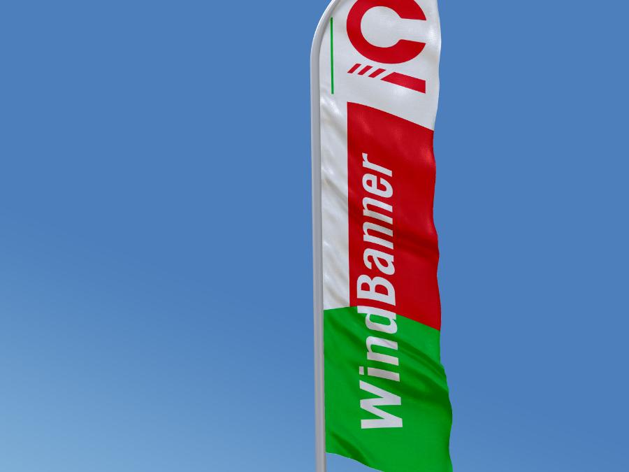 Wind banner personalizado